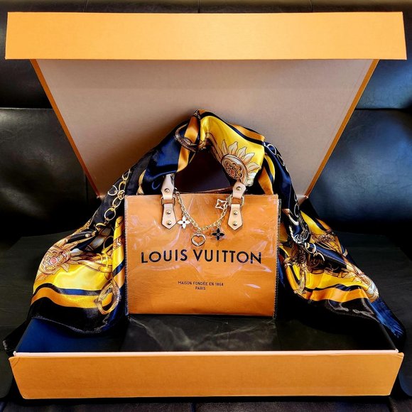 Louis Vuitton bag and scarf luxury gift set